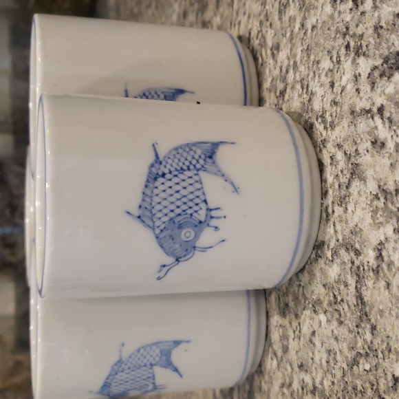 Pier 1 Koi tea cups - Picture 4 of 4